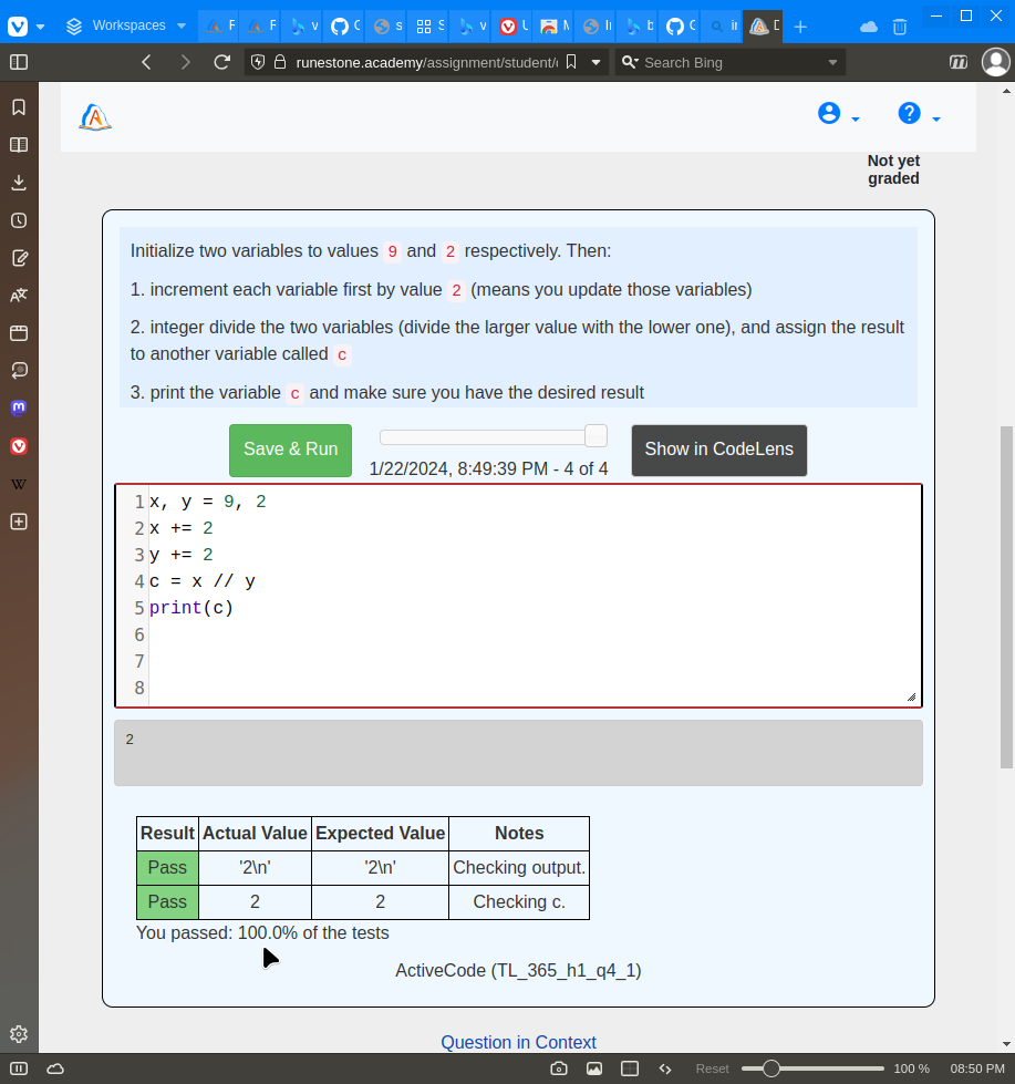 Programming challenges